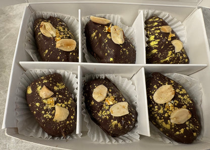 6 Stuffed Dates-  Single Flavour