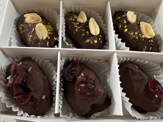 6 Stuffed Dates - Vegan Flavours